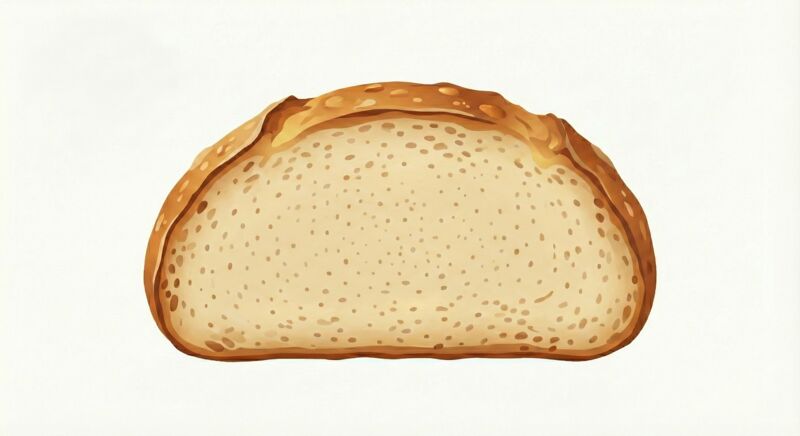 Dense bread crumb perfectly suited for bagels at 60% baker's percentage hydration