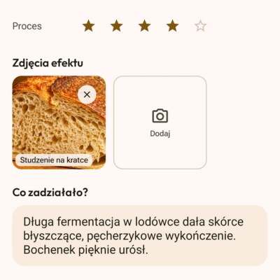 Wpis w dzienniku wypieków: zdjęcia rezultatu, co się sprawdziło i co zmienić następnym razem